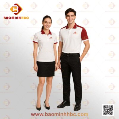 Đồng phục áo thun cổ trụ