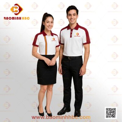 Đồng phục áo thun cổ trụ