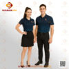 Đồng phục áo thun cổ trụ