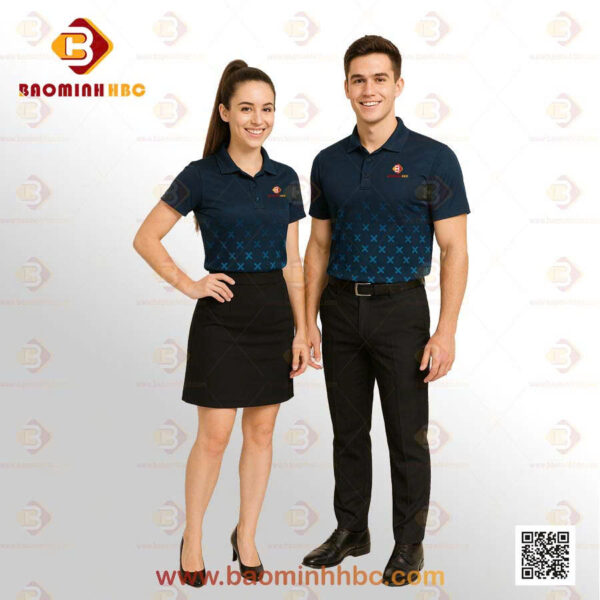 Đồng phục áo thun cổ trụ