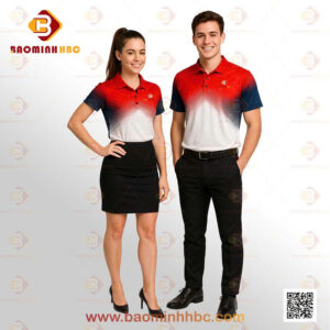 Đồng phục áo thun cổ trụ