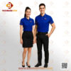 Đồng phục áo thun cổ trụ