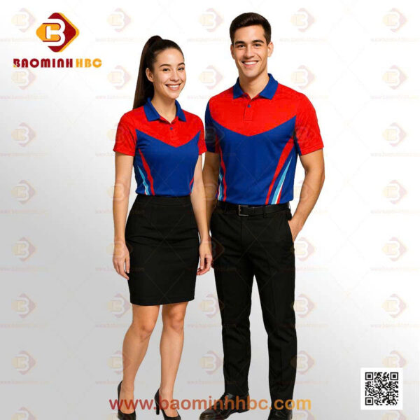 Đồng phục áo thun cổ trụ