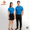 Đồng phục áo thun cổ trụ