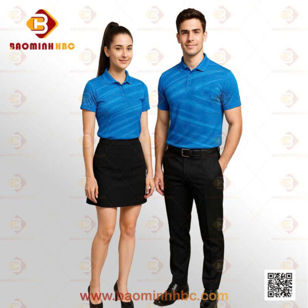 Đồng phục áo thun cổ trụ