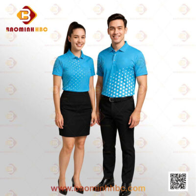 Đồng phục áo thun cổ trụ
