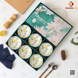 bộ 6 chén sứ cao cấp