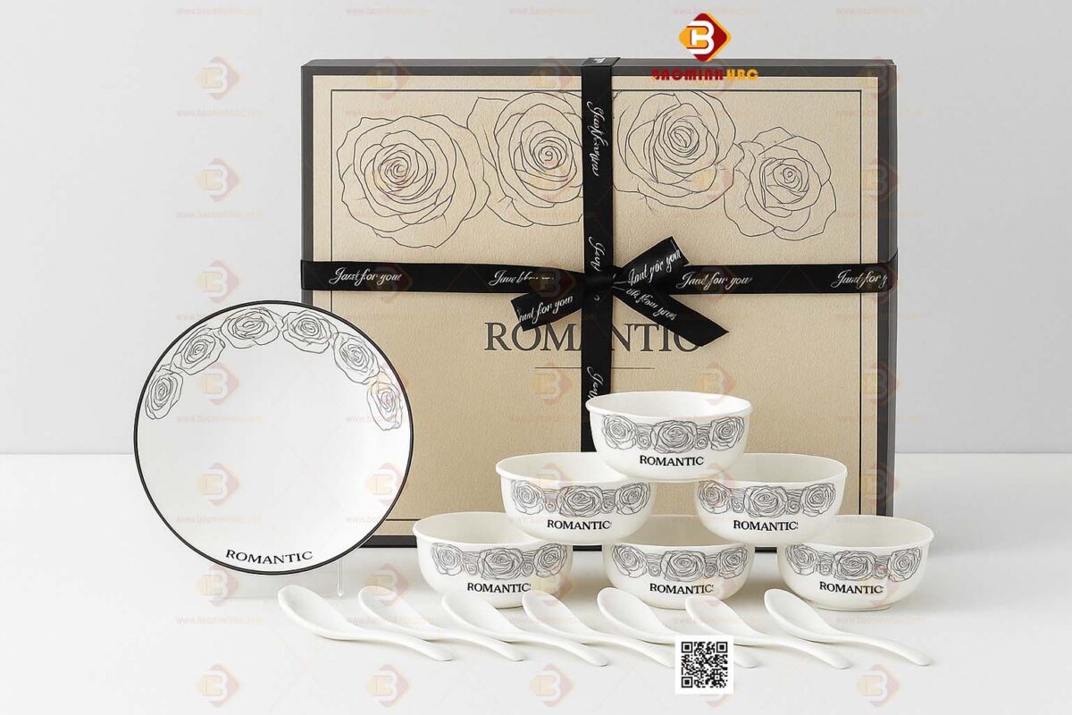 bộ 6 chén sứ cao cấp