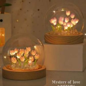 đèn trang trí quả cầu thủy tinh