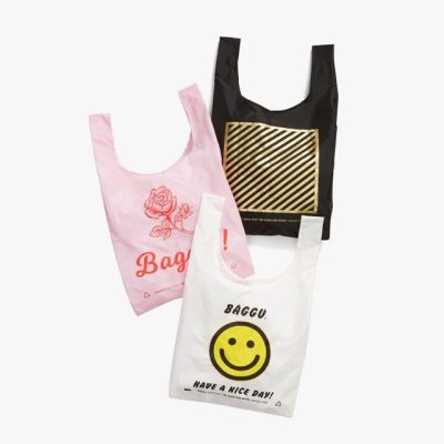 Túi Vải Gấp Gọn In Họa Tiết 5 túi vải gấp gọn