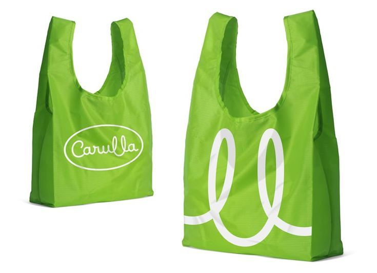 Túi Vải Gấp Gọn In Họa Tiết 2 túi vải gấp gọn