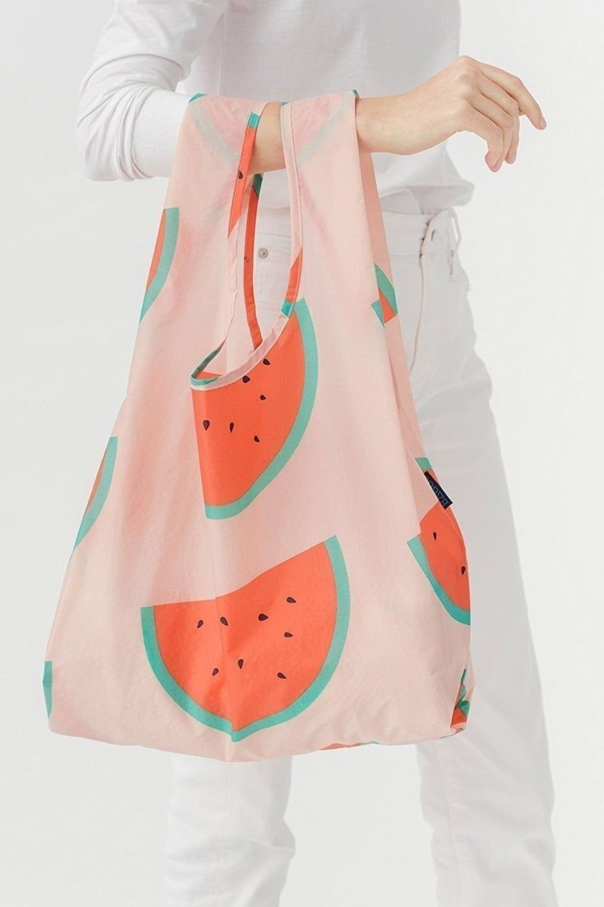 Túi Vải Gấp Gọn In Họa Tiết 1 túi vải gấp gọn