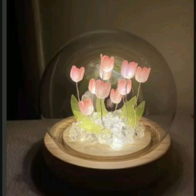 đèn trang trí quả cầu thủy tinh