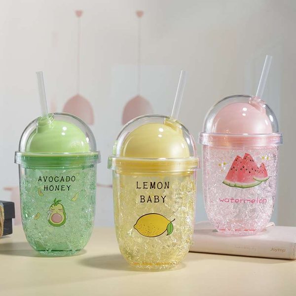 ly nhựa 2 lớp 450ml