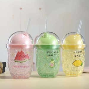 ly nhựa 2 lớp 450ml