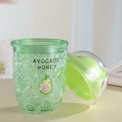 ly nhựa 2 lớp 450ml