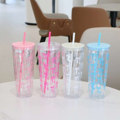 ly nhựa 2 lớp 710ml