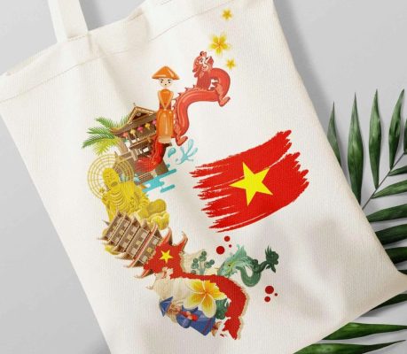 Túi Canvas In Họa Tiết 2/9 4 túi canvas in họa tiết 2/9