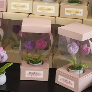 hoa tulip len thủ công
