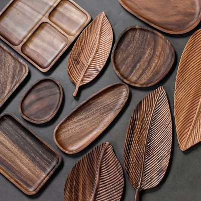 Khay Gỗ Tự Nhiên 4 khay gỗ tự nhiên