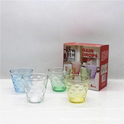 bộ 6 cốc thủy tinh hình giọt nước