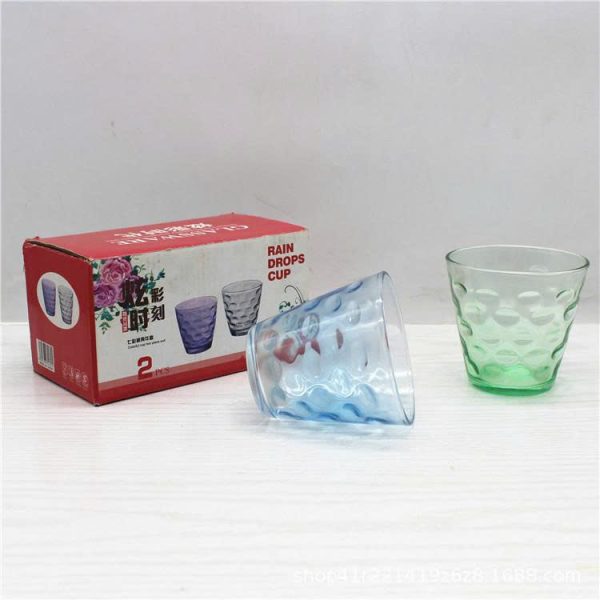 bộ 6 cốc thủy tinh hình giọt nước