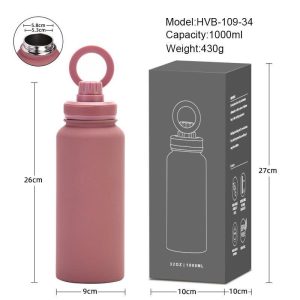 Bình Giữ Nhiệt Inox Nắp Tròn 3 bình giữ nhiệt