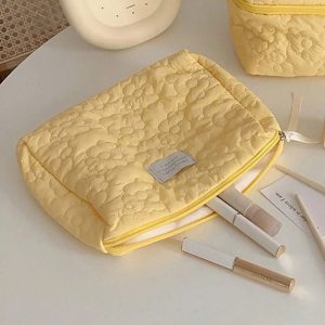 túi vải chần bông đựng mỹ phẩm