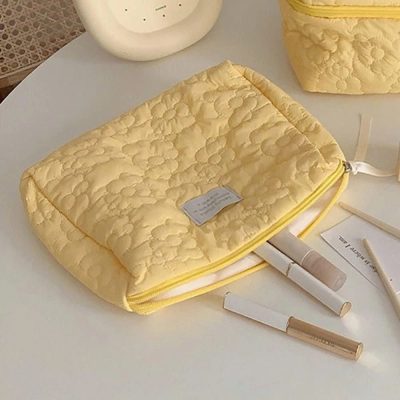 túi vải chần bông đựng mỹ phẩm