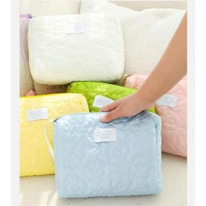 túi vải chần bông đựng mỹ phẩm