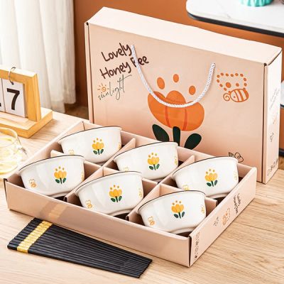 bộ 6 chén sứ quà tặng