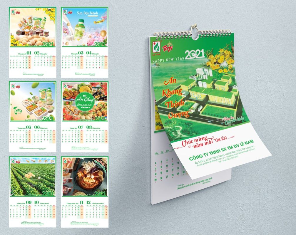 lịch treo tường