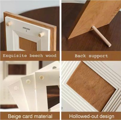 Lịch Gỗ Để Bàn 2026 - Xu Hướng Lịch Hiện Đại 38 lịch gỗ