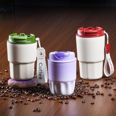 Ly Cà Phê Tái Sử Dụng Có Nắp 6 ly