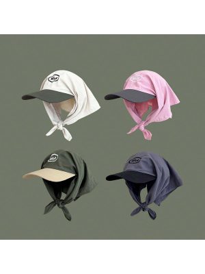 Khăn Trùm Đầu Tích Hợp Mũ Lưỡi Trai 5 mũ lưỡi trai