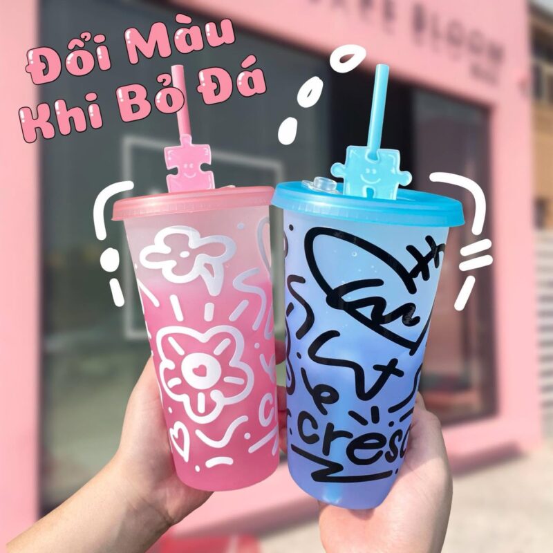 Ly Uống Nước Hoạt Hình Dễ Thương
