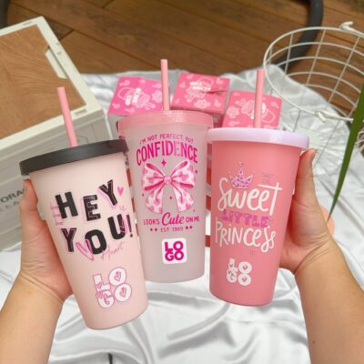 Ly Uống Nước Hoạt Hình Dễ Thương
