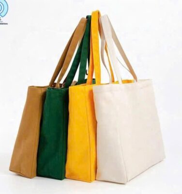 Túi Tote Canvas Hoạt Hình Dễ Thương