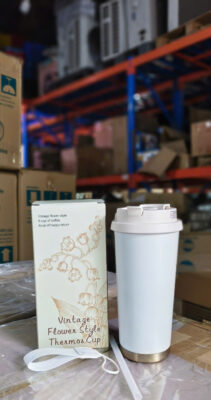Ly Giữ Nhiệt Vintage Flower Style Thermos Cup