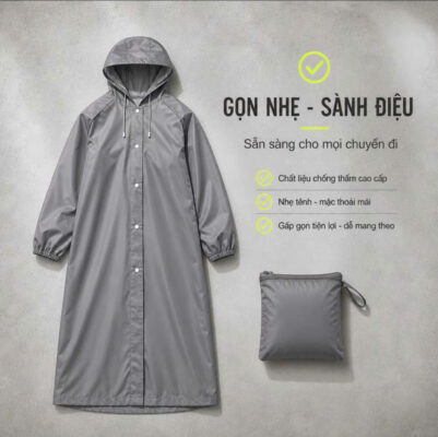 top mẫu áo mưa đang được săn đón