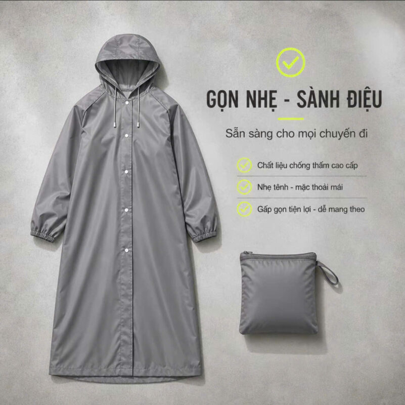 top mẫu áo mưa đang được săn đón