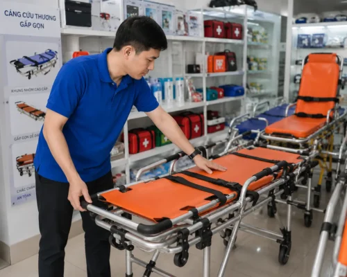 Cáng Cứu Thương Gấp Gọn Khẩn Cấp – Giải Pháp Vận Chuyển Người Bị Nạn 3 cáng cứu thương gấp gọn khẩn cấp