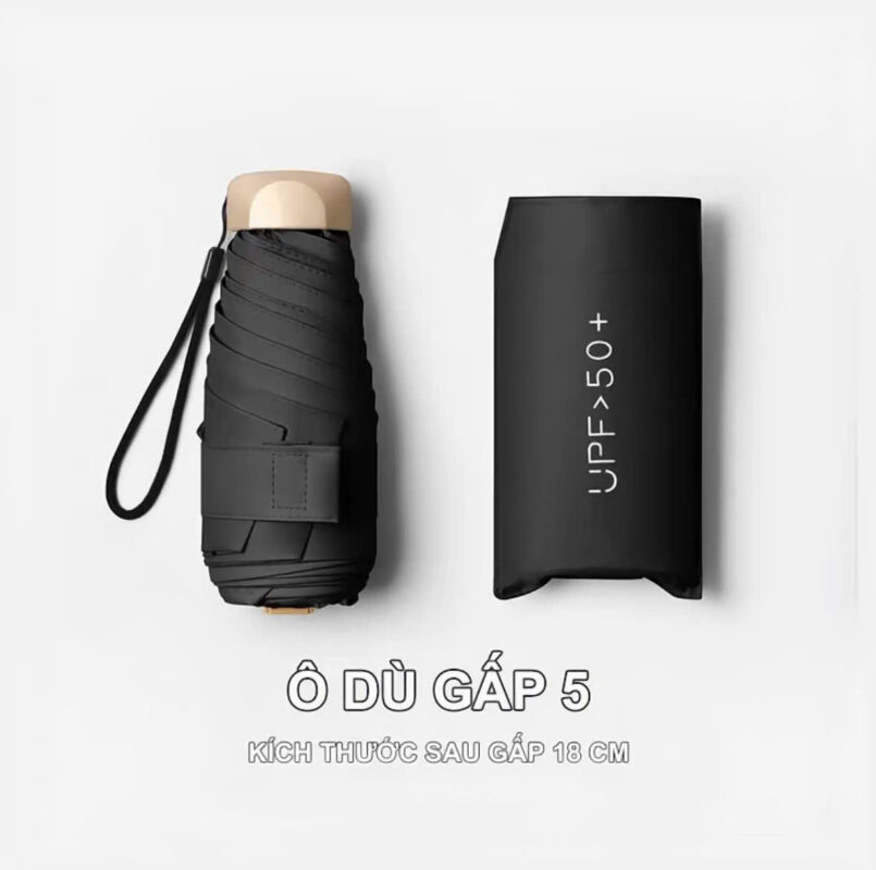 Mẫu Dù Mini Nhỏ Gọn Chất Liệu UPF 50+ 1 dù mini nhỏ gọn