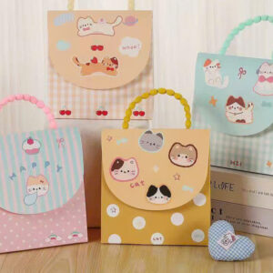 Túi Giấy Quà Tặng Hoạt Hình Mèo Dễ Thương