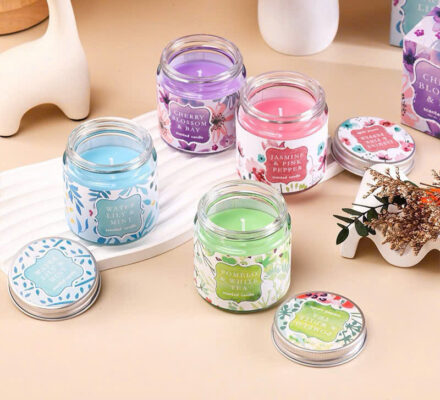 Nến Thơm Hũ Thủy Tinh Mini