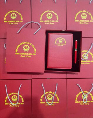 Sổ Tay Da Cao Cấp Kèm Bút