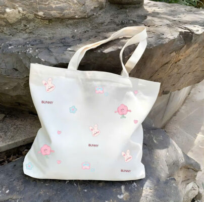 túi tote canvas phong cách hàn quốc
