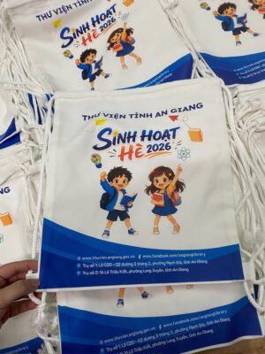 5 Lợi Ích Của Túi Rút Dây In Logo Theo Yêu Cầu Cho Sự Kiện Và Hoạt Động Cộng Đồng 2 Túi Rút Dây In Logo Theo Yêu Cầu