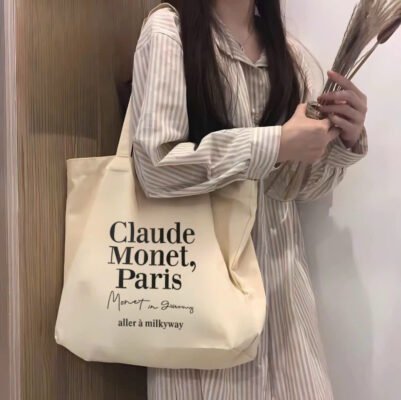 túi tote canvas phong cách hàn quốc
