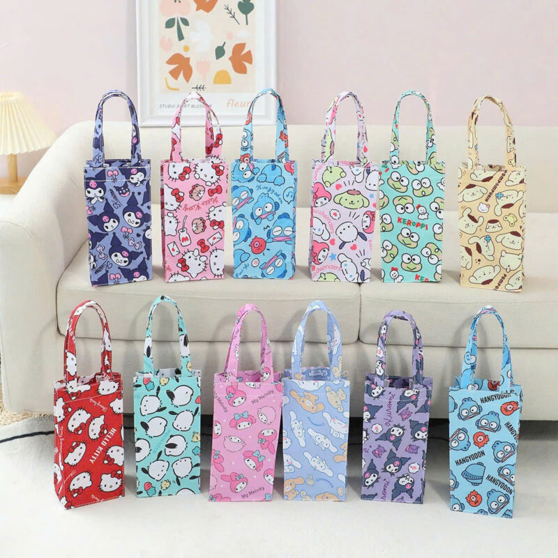 Túi Đựng Bình Nước Hoạt Hình Dễ Thương